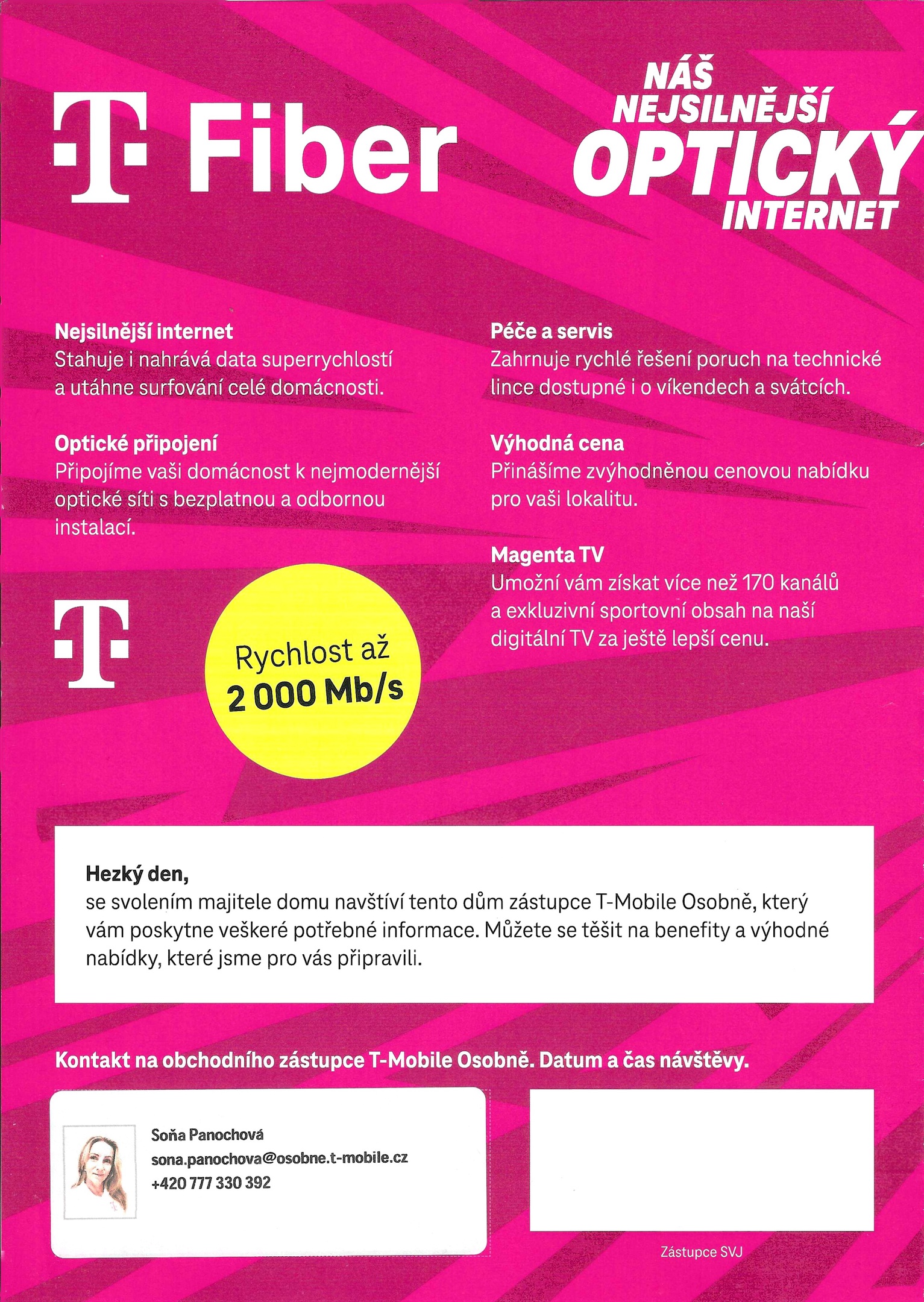 Optický Internet T-Mobile